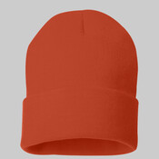 12 Inch Solid Knit Beanie