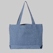 Pigment Dyed Premium 12 Ounce Canvas Gusseted Tote