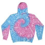 Tie-Dyed Full-Zip Hooded Sweatshirt