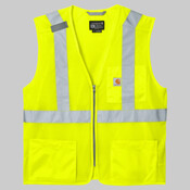 Ansi Class 2 Mesh Zip Front Vest