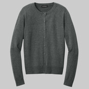 Women's Easy Care Crewneck Cardigan Sweater