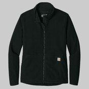 Women's Textured Full Zip Fleece Jacket