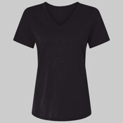 Women's USA-Made Fine Jersey V-Neck T-Shirt