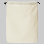 Double Cinch Recycled Canvas Shoe and Accessory Bag