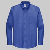 Tall Wrinkle Free Stretch Nailhead Shirt