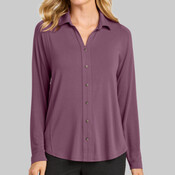 Women's Luxe Knit Button Tunic