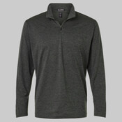 Performance Mélange Quarter-Zip Pullover