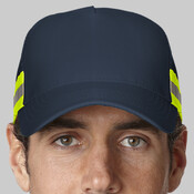 Trucker Reflector High-Visibility Constructed Cap