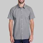Microcheck Gingham Cotton Shirt