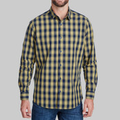 Mulligan Check Long-Sleeve Cotton Shirt