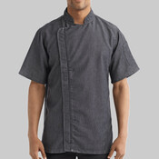 Zip-Close Short Sleeve Chef's Coat