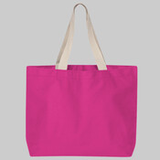USA Made Cotton Canvas Jumbo Tote Bag