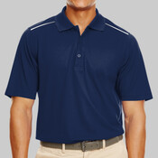 Men's Radiant Performance Piqué Polo with Reflective Piping