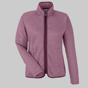 Women's Venture Heathered Stripe Full-Zip