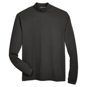 Sueded Jersey Mock Neck T-Shirt