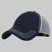 Garment Washed Cotton Mesh Back Cap