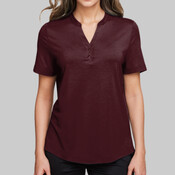 Women's JAQ Snap-Up Stretch Performance Polo