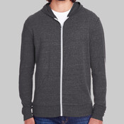 Triblend Full-Zip Light Hooded Sweatshirt