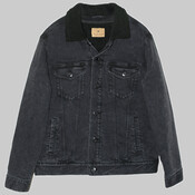 Sherpa-Lined Denim Jacket