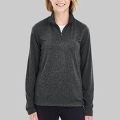 Women's Cool & Dry Heathered Performance Quarter-Zip
