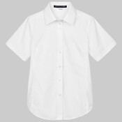 Women's Crown Collection® Broadcloth Short Sleeve Woven Dress Shirt
