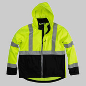 Hi-Vis Class 3 Hooded Soft Shell Jacket