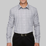 Men's Crown Collection® Glen Plaid Woven Dress Shirt
