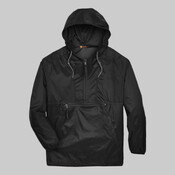 Unisex Packable Hooded Nylon Jacket