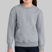 Youth Core Fleece Crewneck Pocket Sweatshirt