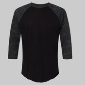 Baseball Fine Jersey Three-Quarter Sleeve Tee