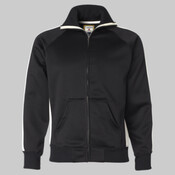 Vintage Polyester Fleece Track Jacket