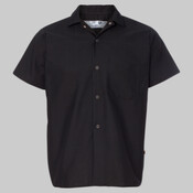 Poplin Cook Shirt with Gripper Closures