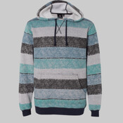Men's Printed Stripes Fleece Sweatshirt