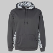 Men's Digital Camo Colorblock Performance Fleece Hooded Sweatshirt