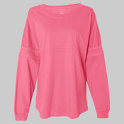 Women's Jersey Pom Pom Long Sleeve T-Shirt
