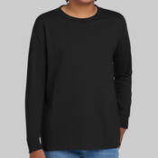 Youth Heavy Cotton 100% Cotton Long Sleeve T Shirt