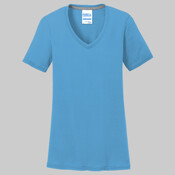 Women's Performance Blend V Neck Tee