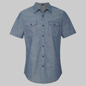 Men's Chambray Short Sleeve Shirt