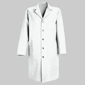 Button Front Lab Coat