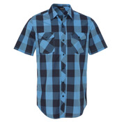 Men's Buffalo Plaid Short Sleeve Shirt