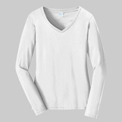 Women's Long Sleeve Fan Favorite V Neck Tee