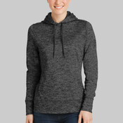 Women's PosiCharge ® Electric Heather Fleece Hooded Pullover