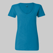 Women's V-Neck Slub T-Shirt