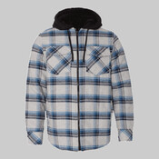 Quilted Flannel Hooded Jacket