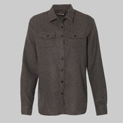 Women's Solid Flannel Shirt