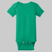 Infant Short Sleeve Baby Rib Bodysuit