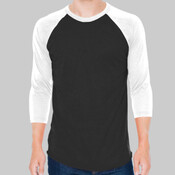 Unisex 50/50 Raglan Three-Quarter Sleeve Tee
