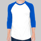 50/50 Raglan Three-Quarter Sleeve Tee