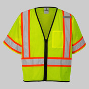 Class 3 Mesh Zippered Vest
