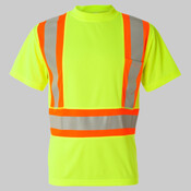 Class 2 Flat Stitch Self-Fabric Panels T-Shirt